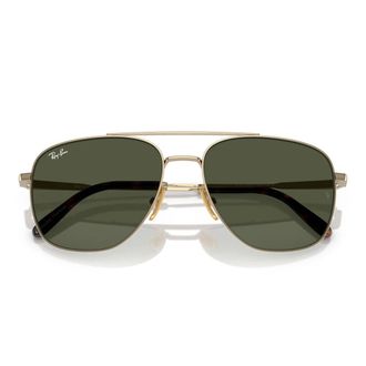 Ray-Ban Titanium Aviator Zonnebril - unisex - Zonnebrillen - Geel - 59 MM - Accessoires