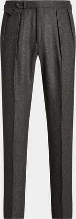 Polo Ralph Lauren Men & apos;s Pleated Wool Flannel Trousers