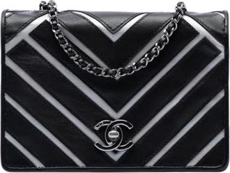 Chanel Pre-owned Quilted Flap Crossbody Bag - Dames - Vintage Schoudertas - Veelkleurig - ONE Size - Leer - Vintage