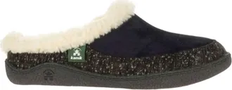 kamik Womens Nutmeg Slippers In Black/white