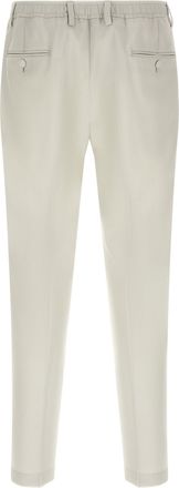 Dolce & Gabbana Wool Poplin Trousers - Cream