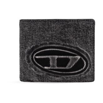 Diesel Wallets & Cardholders, unisex, Black, Size: ONE SIZE 1DR Bifold Coin S 3