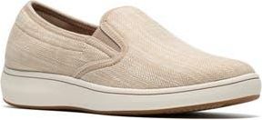 Clarks BreezeSky Zoe Slip-On Sneaker in Sand Canvas at Nordstrom Rack, Size 6.5