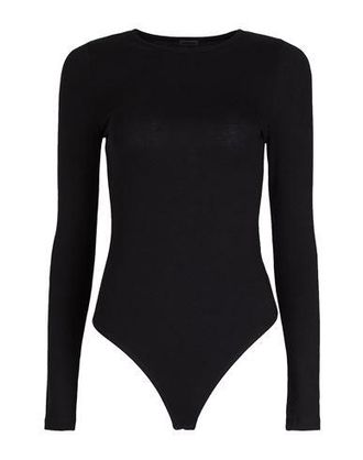 8 by YOOX VISCOSE CREWNECK THONG BODYSUIT