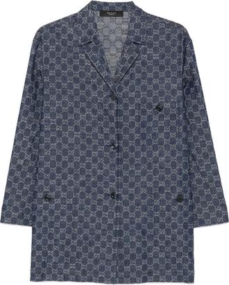 Gucci GG Jacquard Denim Jacket