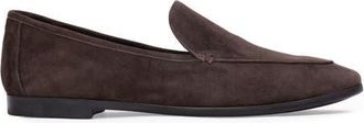 Black Suede Studio Allie Suede Loafer in Hot Fudge Suede at Nordstrom, Size 37