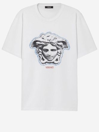 Versace katoenen T-shirt met logoprint