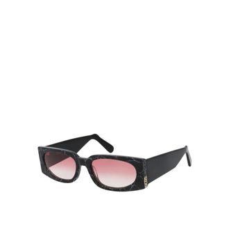 GCDS Rectangular Marble Effect Sunglasses