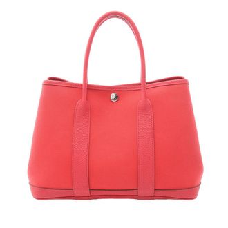 Herm&egrave;s Pre-owned Hermes Toile and Negonda Garden Party 30 Ladies M5Y76NE8EHR2LOX5