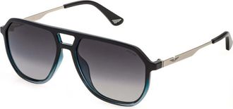 Police SPLQ81E ORIGINS LITE 35 6PEP Mens Sunglasses Blue Size 57
