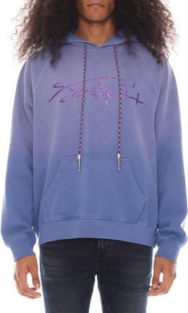 Cult of Individuality Hendrix Cotton Graphic Hoodie in Purple at Nordstrom Rack, Size Small