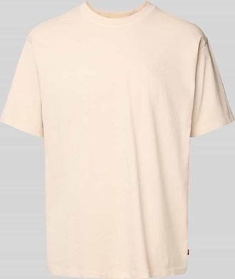 Levi's T-Shirt mit Label-Stitching in Beige, Größe XL