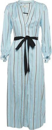 Maje Gestreepte jurk - Blauw