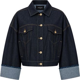 Twinset Chaqueta Vaquera Trucker - Jackets - Mujer - Azul - XS