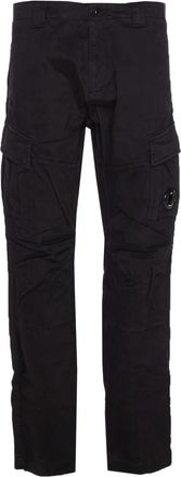C.P. Company Cargo Broek - Heren - Straight fit broeken - Zwart - L - Katoen - Broeken