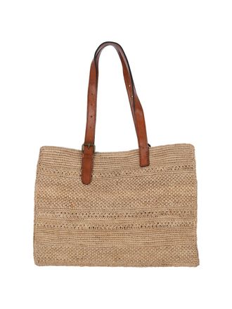 Ibeliv Natural Beige Nomade Woven Raffia Tote