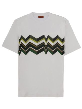 Missoni Zigzag Cotton Lightweight Printed T-Shirt