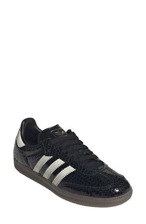 adidas Gender Inclusive Samba OG Sneaker in Black/Off White/Gum at Nordstrom, Size 8 Womens