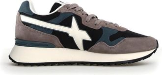 W6YZ Urban Jungle Sneakers Grijs - Heren - Sneakers - Veelkleurig - 40 EU - Katoen - Schoenen
