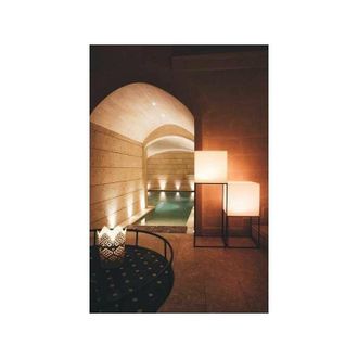 Monacis Vaso Luce in Polimero Monacis Cube Pot Bright cm.40X40X40 Led Multicolor con Cavo