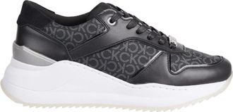 Calvin Klein Zwarte damessneakers - Dames - Sneakers - Zwart - 41 EU - Polyester - Schoenen