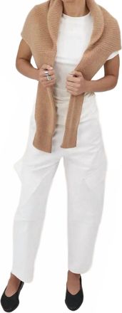 Parentezi Yves Mid-Rise Pants In Ivory
