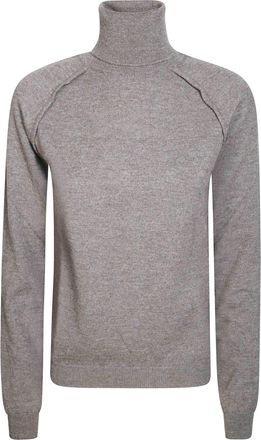 Dondup Ribbed Wool Turtleneck Sweater