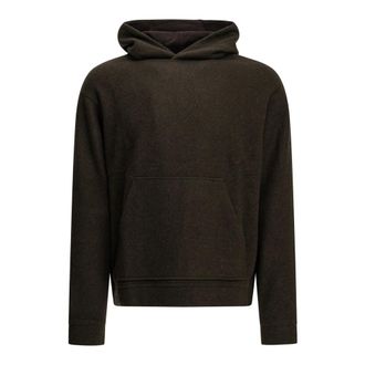 Maison Kitsun&eacute; Felpa con cappuccio Logo Relaxed Fit - - Sweatshirts & Hoodies - Uomo - Marrone - S