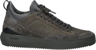 Blackstone Jason Sneaker (mid) - Heren - Sneakers - Grijs - 40 EU - Leer - Schoenen