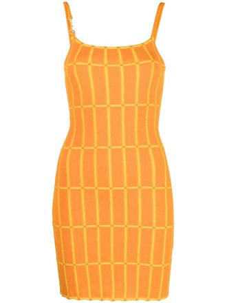 Jacquemus Getailleerde jurk - Oranje