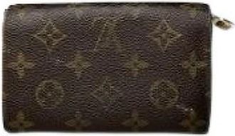 Louis Vuitton Pre-owned Leren Portemonnee - Dames - Vintage Accessoires - Bruin - ONE Size - Leer - Vintage