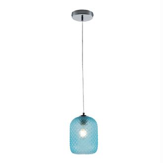 Luce-Ambiente-Design Ashford Suspension in Aquamarine Glass 150x15 Cm