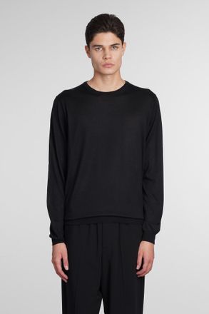 Giorgio Armani Knitwear In Black Silk