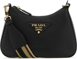 Prada Black Leather Crossbody Bag