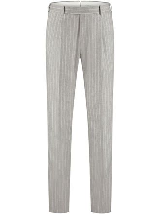 Pantaloni Torino striped tailored trousers - Grey
