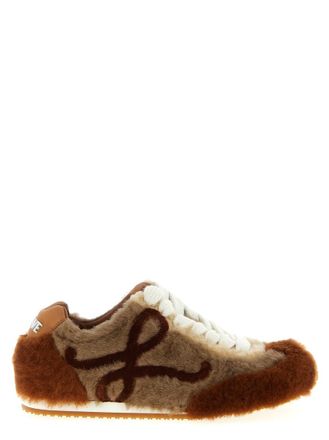 Loewe Brown Logo Sneakers