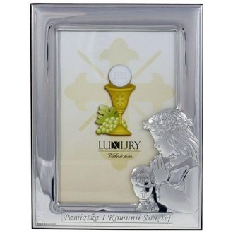 OEM Marco Comuni&oacute;n Plata - Souvenir De Comuni&oacute;n 10x15 Para Ni&ntilde;a Tama&ntilde;o: 10x15cm C&oacute;digo: Vl806/3xl