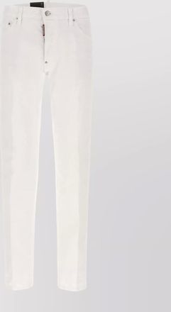 Dsquared2 denim trousers with belt loops and rivets