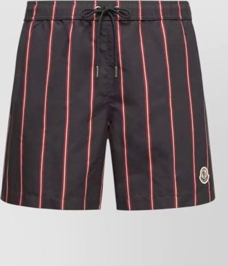 Moncler striped swim shorts