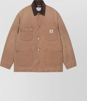 Carhartt Work in Progress hamilton chore coat contrast collar