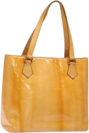 Louis Vuitton Tweedehands leren Louis Vuitton tassen - Dames - Vintage Shopper - Geel - ONE Size - Vintage