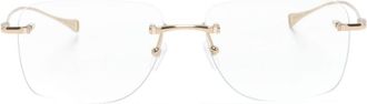 Dita Eyewear frameless titanium glasses - unisex - Titanium - 57 - A01