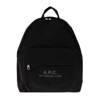 A.P.C. Backstage Small Backpack - Bags - Hombre - Negro - ONE SIZE