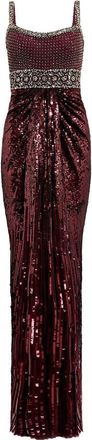 Jenny Packham Only You Gown in Cardinal at Nordstrom, Size 12 Uk