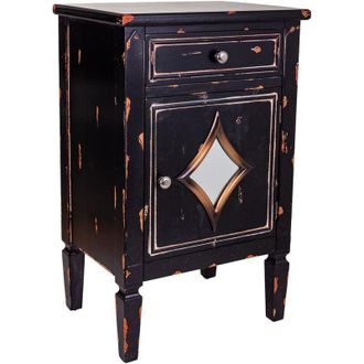 Wanderlust Deco Wanderlust Deco - Mesita De Madera Negro 48x36x76