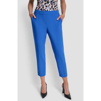 DKNY Straight Leg Ankle Crop Pants in Cadet Blue at Nordstrom Rack, Size 10