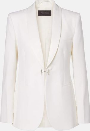 Max Mara Blazer in gabardine di lana vergine