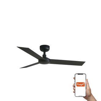 Netlighting Cruiser Small 3 Blade Ceiling Fan Matt Black Tuya Smart System
