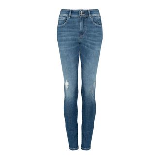 Guess Skinny Fit Shape Up Jeans - Dames - Jeans - Blauw - Maat: W29 Katoen