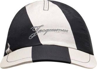 Jacquemus Caps, female, White, Size: 58 CM La Casquette Baluchon
